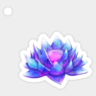 Lotus Crystal Flower Sticker